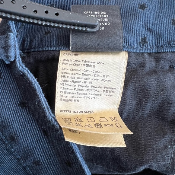 SCOTCH & SODA Midnight Blue Denim Pants Stars Size  29 - Picture 6 of 7